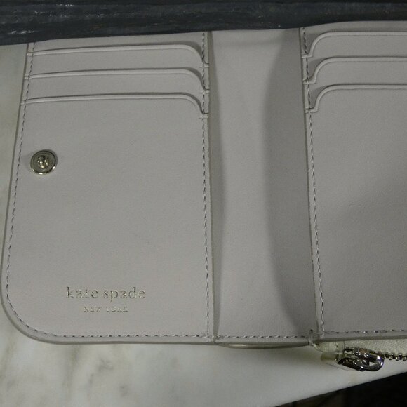 kate spade new york Devin Small Compact Wallet Sweet Cream - Picture 12 of 16